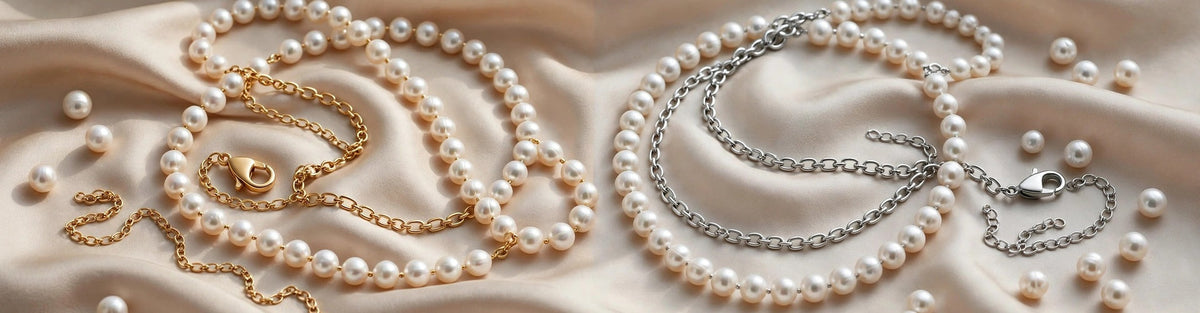 Gold or Silver? How to Choose the Right Metal for Your Pearl Jewellery