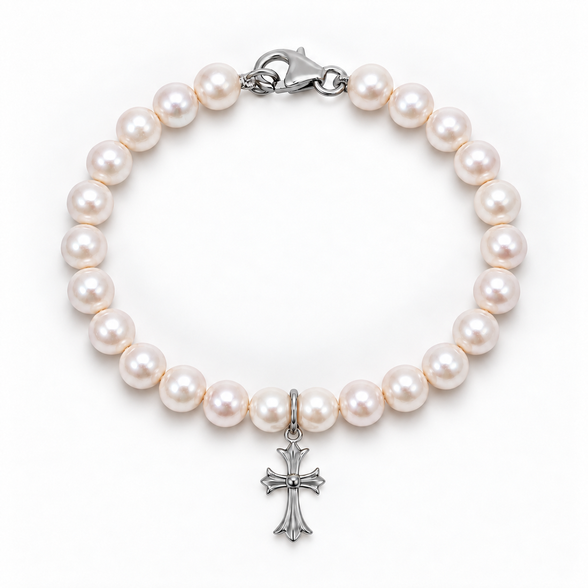 Croix d’Argent Freshwater Pearl Bracelet