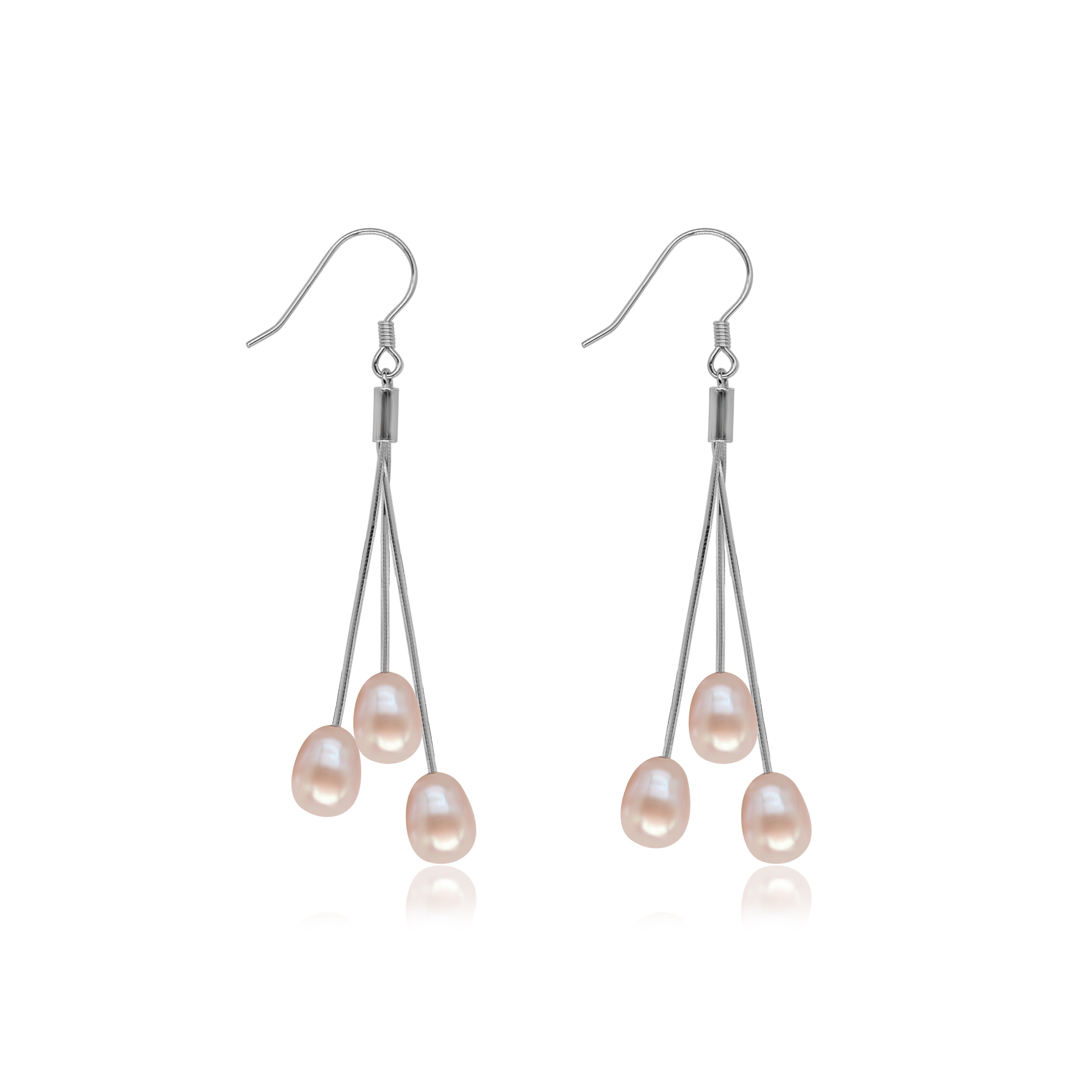 Trilogie Freshwater Pearl Drop Earrings