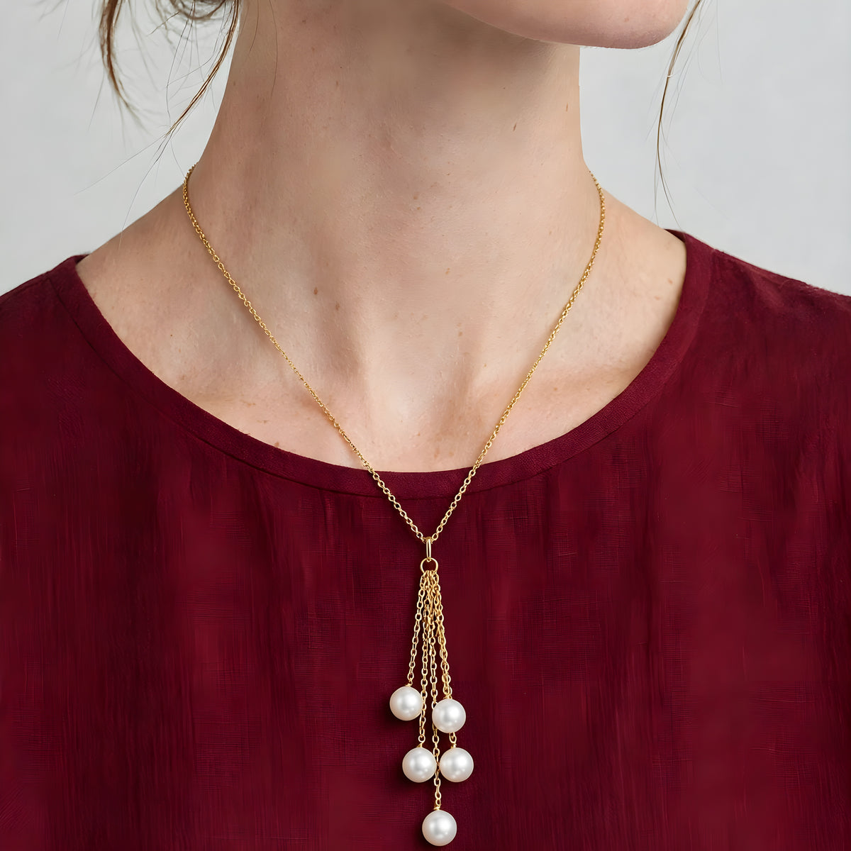 Golden Raindrops Pendant
