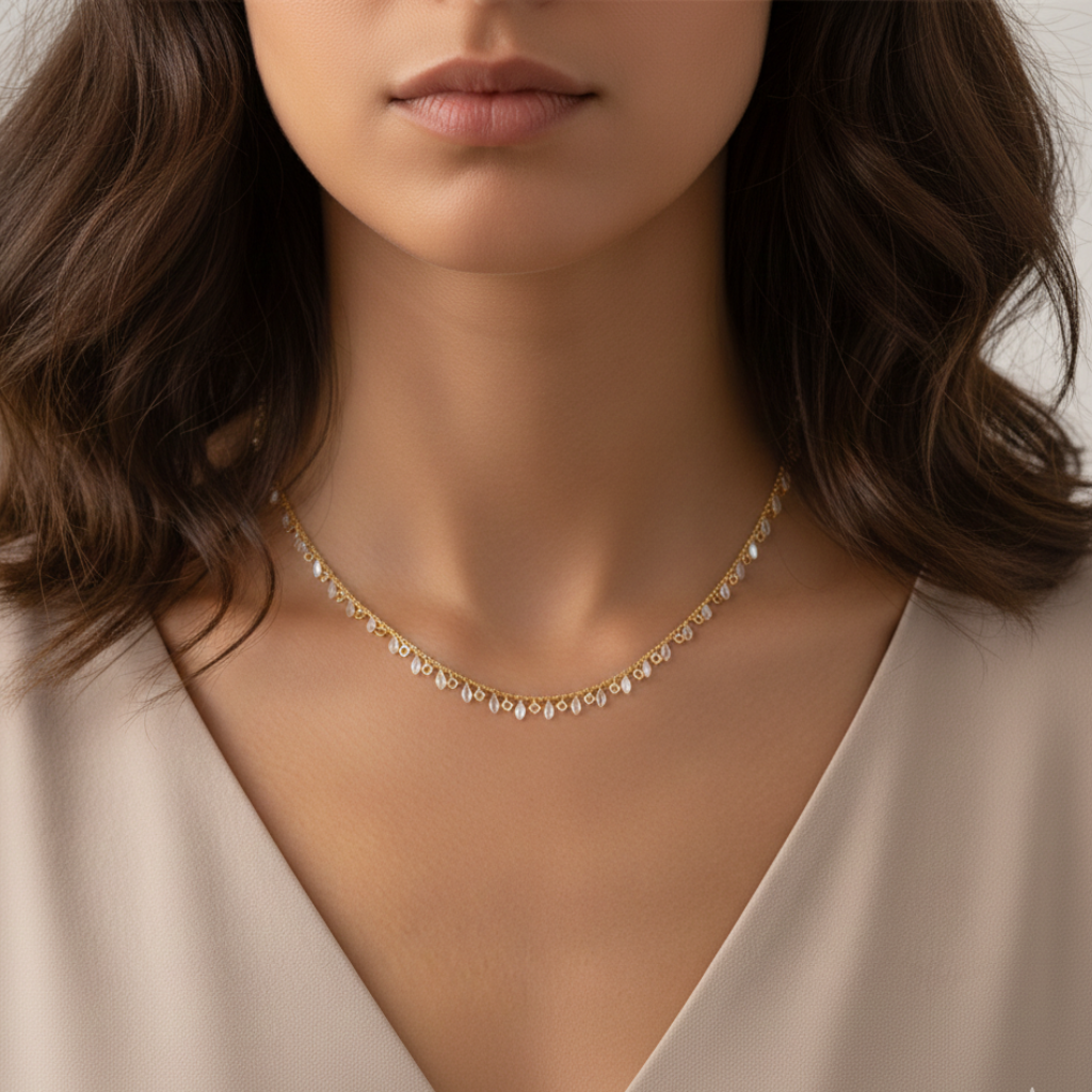 Golden Leaves Necklace