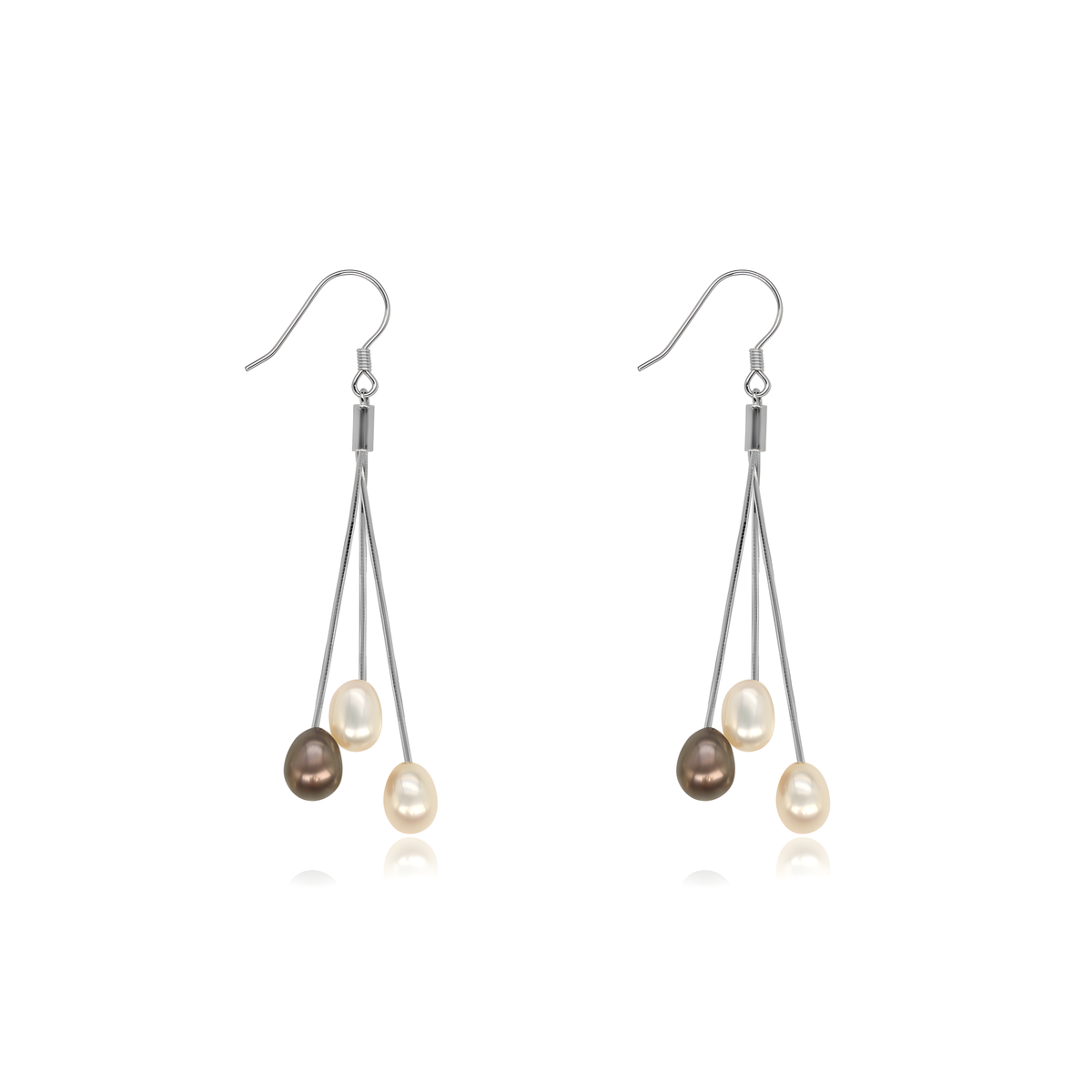 Trilogie Freshwater Pearl Drop Earrings