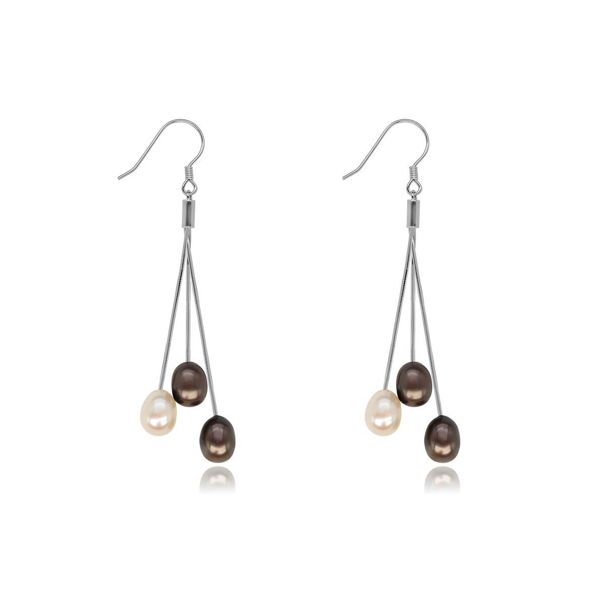 Trilogie Freshwater Pearl Drop Earrings