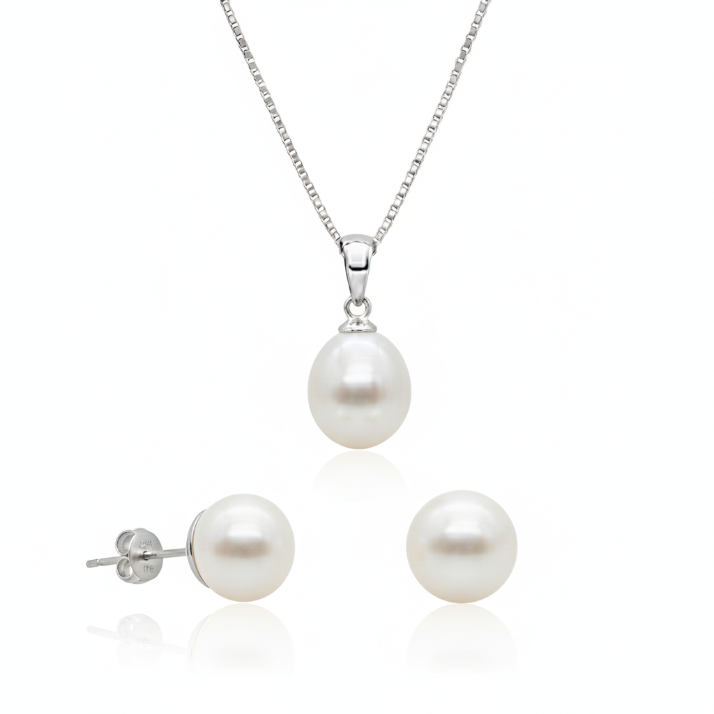 Set (Necklace and Earrings)