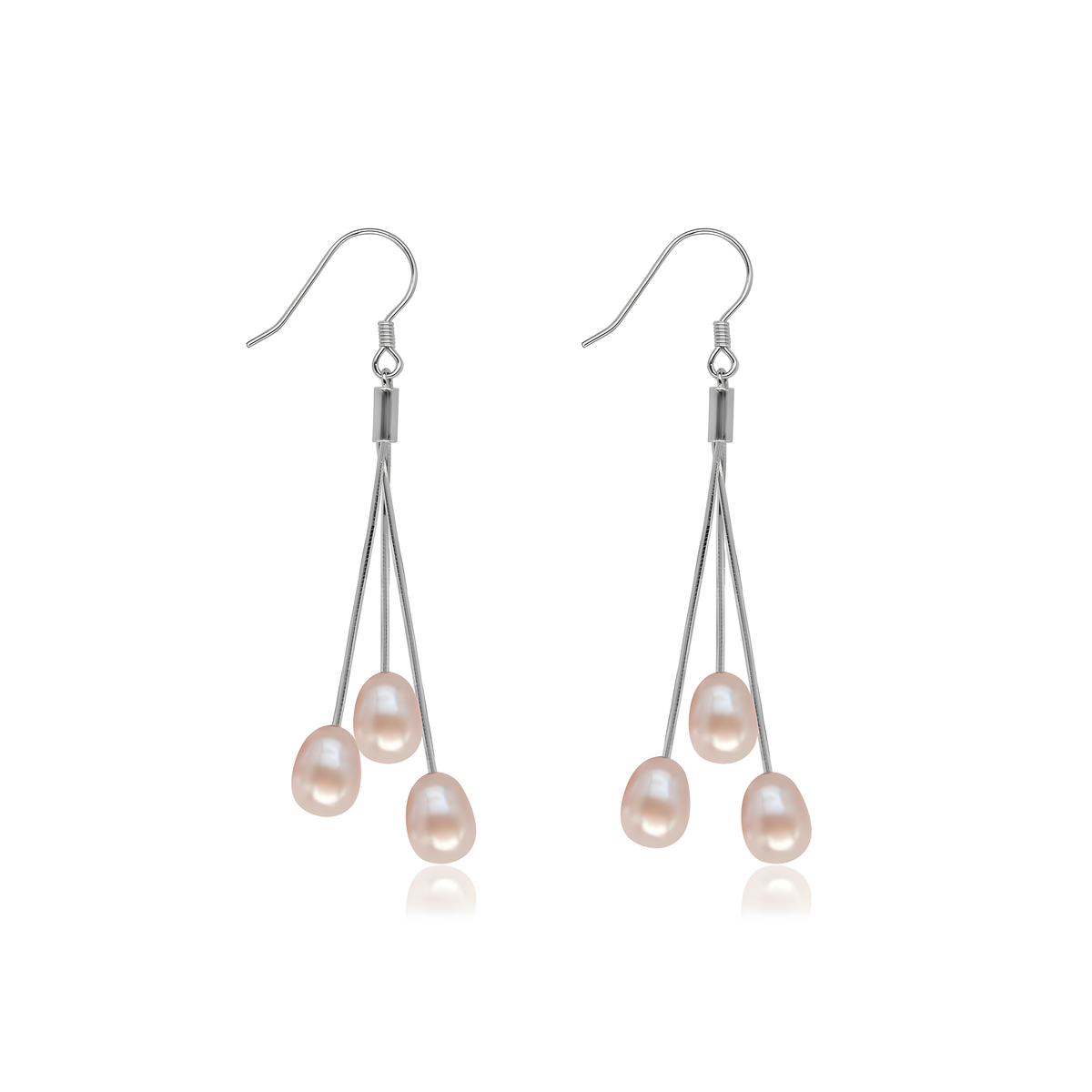 Trilogie Freshwater Pearl Drop Earrings