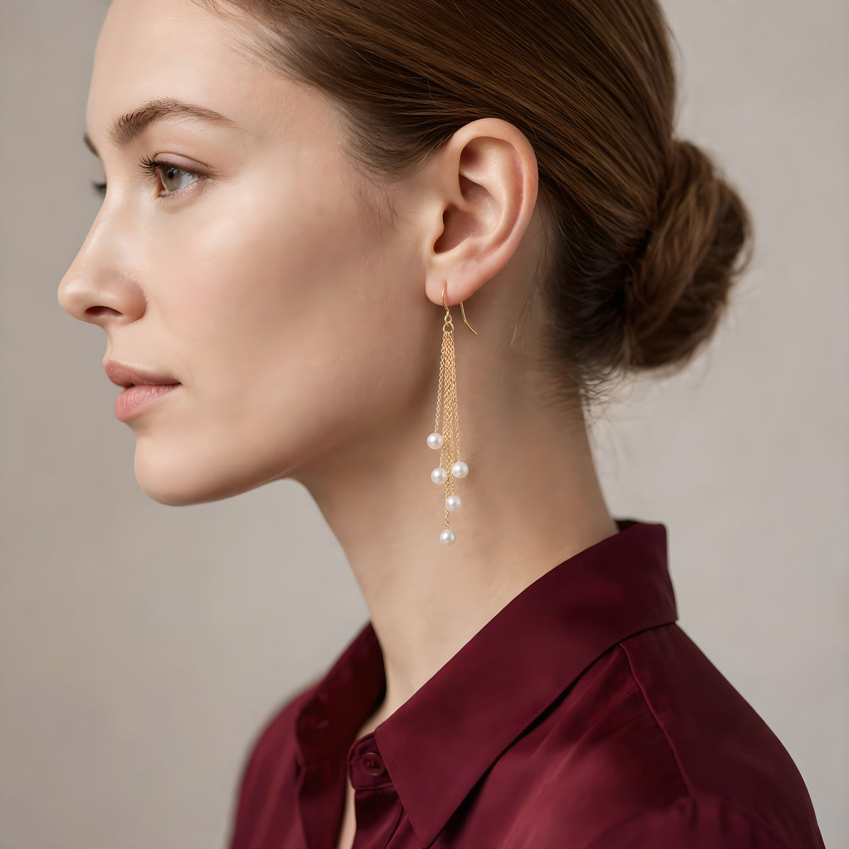 Golden Raindrops Earrings