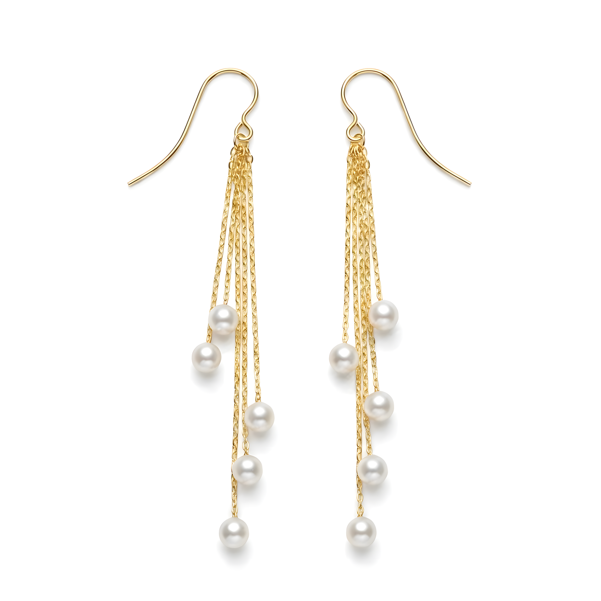 Golden Raindrops Earrings