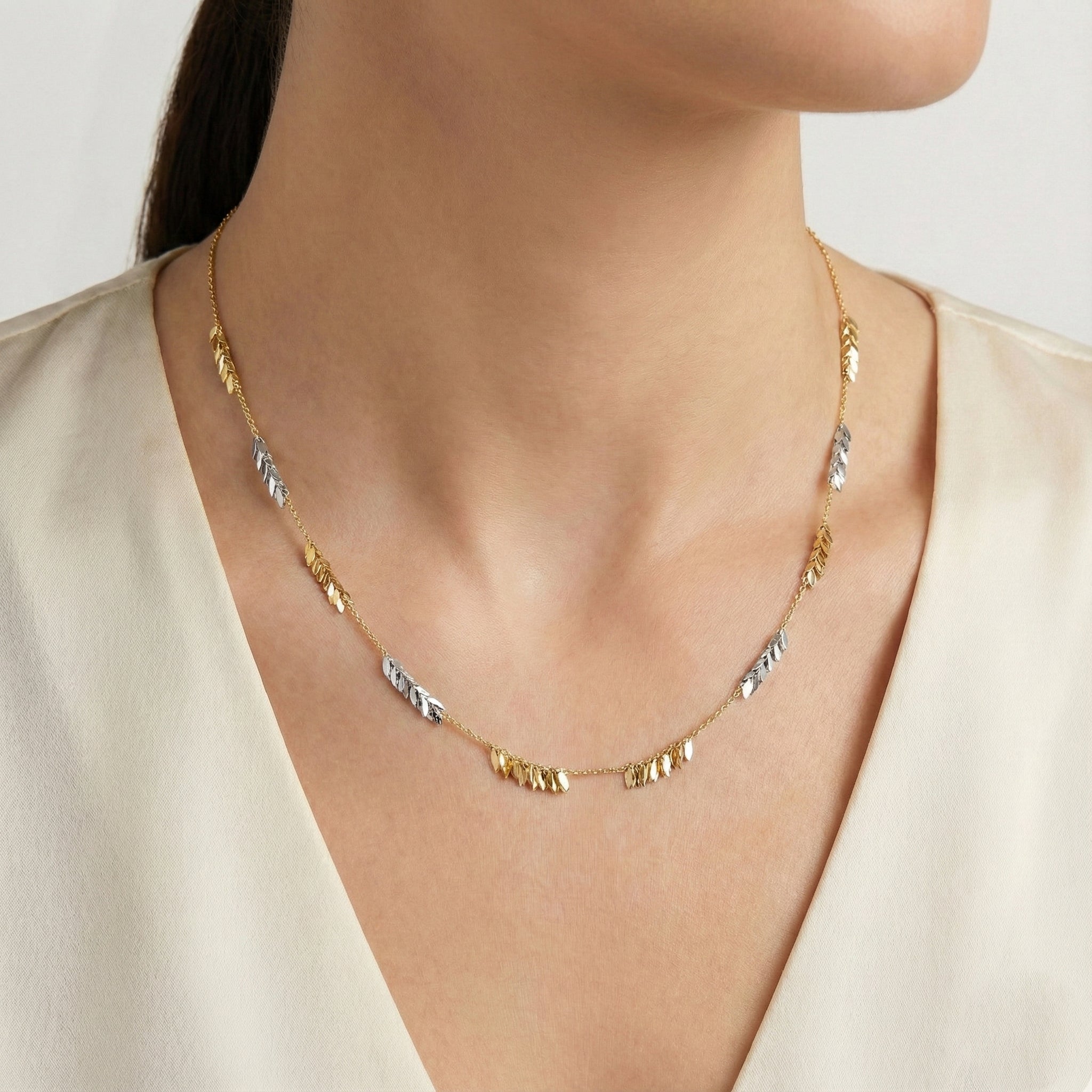 Twilight Leaves Necklace