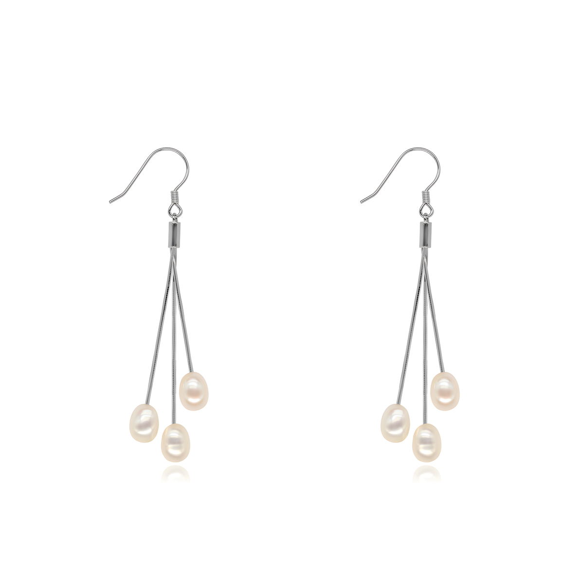 Trilogie Freshwater Pearl Drop Earrings